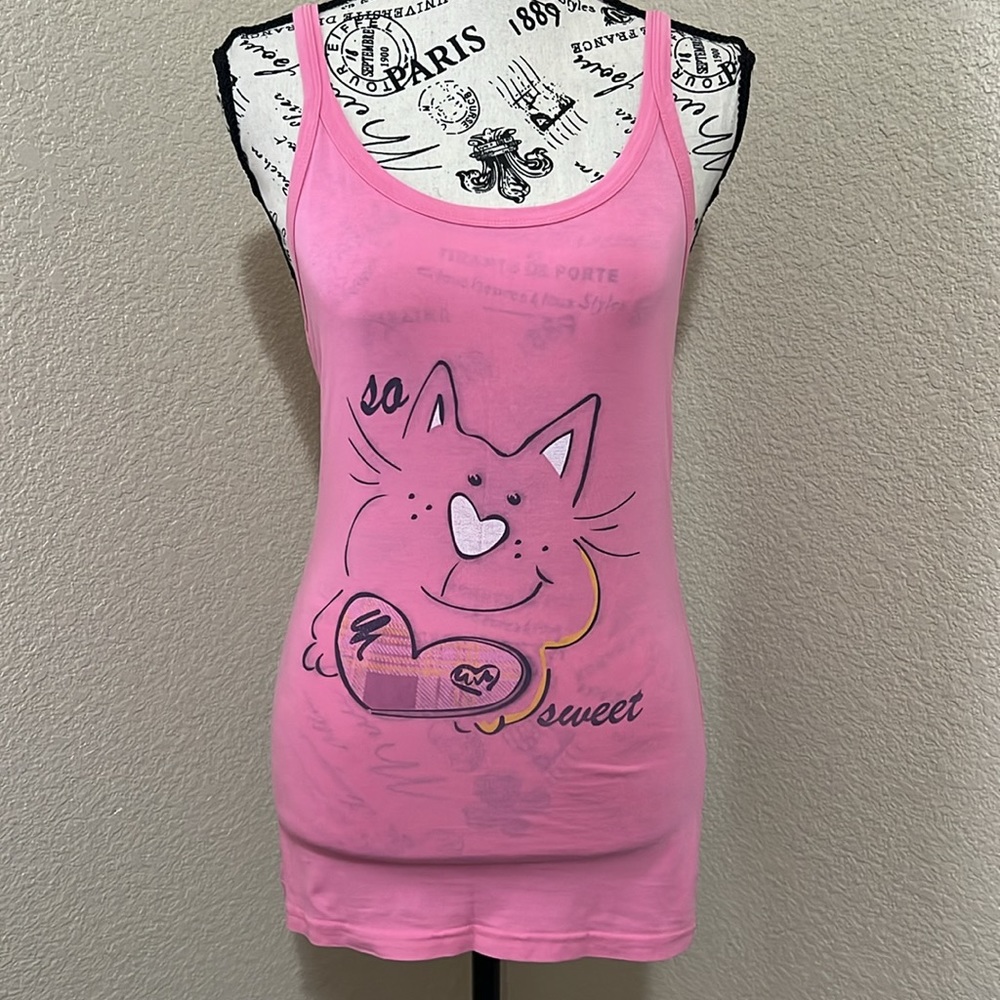 So Sweet Pink Cami Tank top